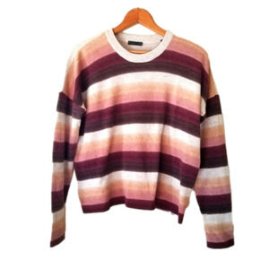𝅺ATM Anthony Thomas Melillo Wool /Cashmere Casual Cozy Striped Sweater Size XS